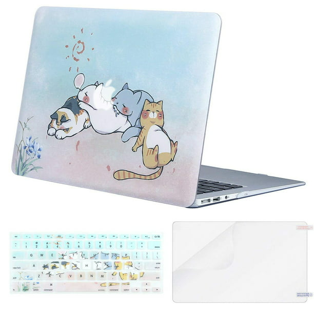 A1932, 2019 2018 Release Cute Bunny rabbt and Carrots Compatible with MacBook Air 13 inch Hard Plastic Shell Cover Case 